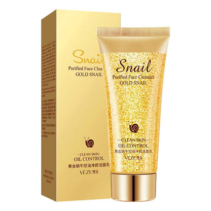 Limpeza Facial Caracol Dourado 100g – Hidratante Nutritivo Controlo Oleosidade Suave Cuidado Pele