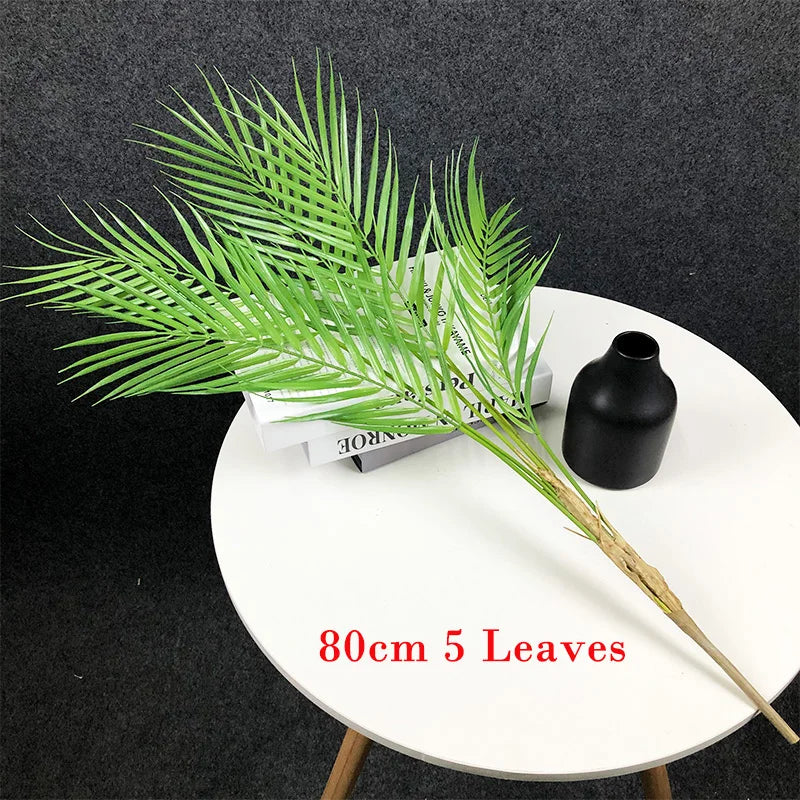 Árvore Palmeira Artificial 125cm Folhas Monstera - Decoração Tropical Realista para Casa