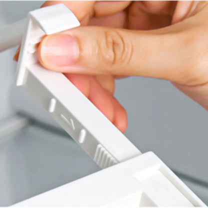 Kitchen Storage Box – Transparent Organizer for Fruits, Vegetables, Eggs, and Food | Sliding Drawer for Refrigerator Shelf