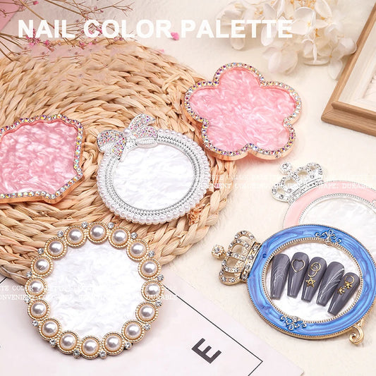 Paleta Mistura e Exposição para Nail Art - Display Profissional para Gel e Verniz