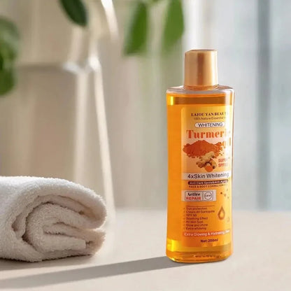 Aceite esencial de cúrcuma y jengibre 200 ml – Hidratación profunda | Sérum facial nutritivo y calmante | 1 o 2 unidades