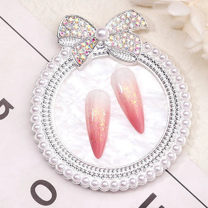 Paleta de mezcla y exhibición para decoración de uñas - Expositor profesional para gel y esmalte