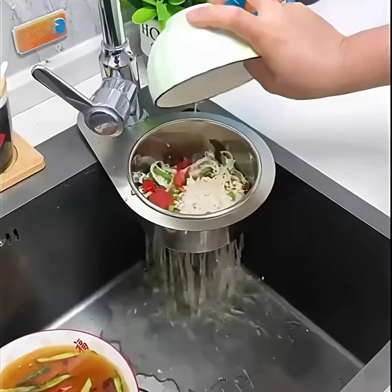 Cesta Drenagem Cisne Resistente - Organizador Pia Cozinha Montagem Bancada Economiza Espaço