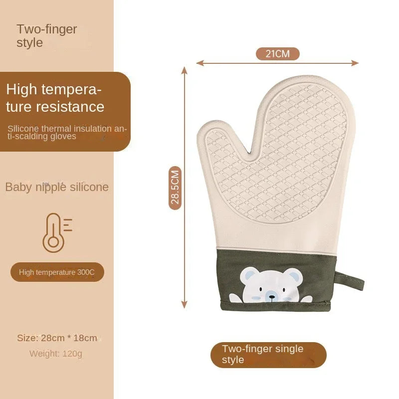 Luvas Silicone Cozinha Resistentes Calor