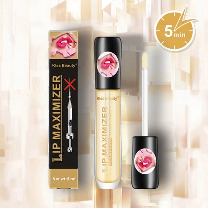 Aceite sérum voluminizador para labios: hidrata, repara líneas de expresión, aumenta la elasticidad, cuidado labial duradero y sensual (5 ml)