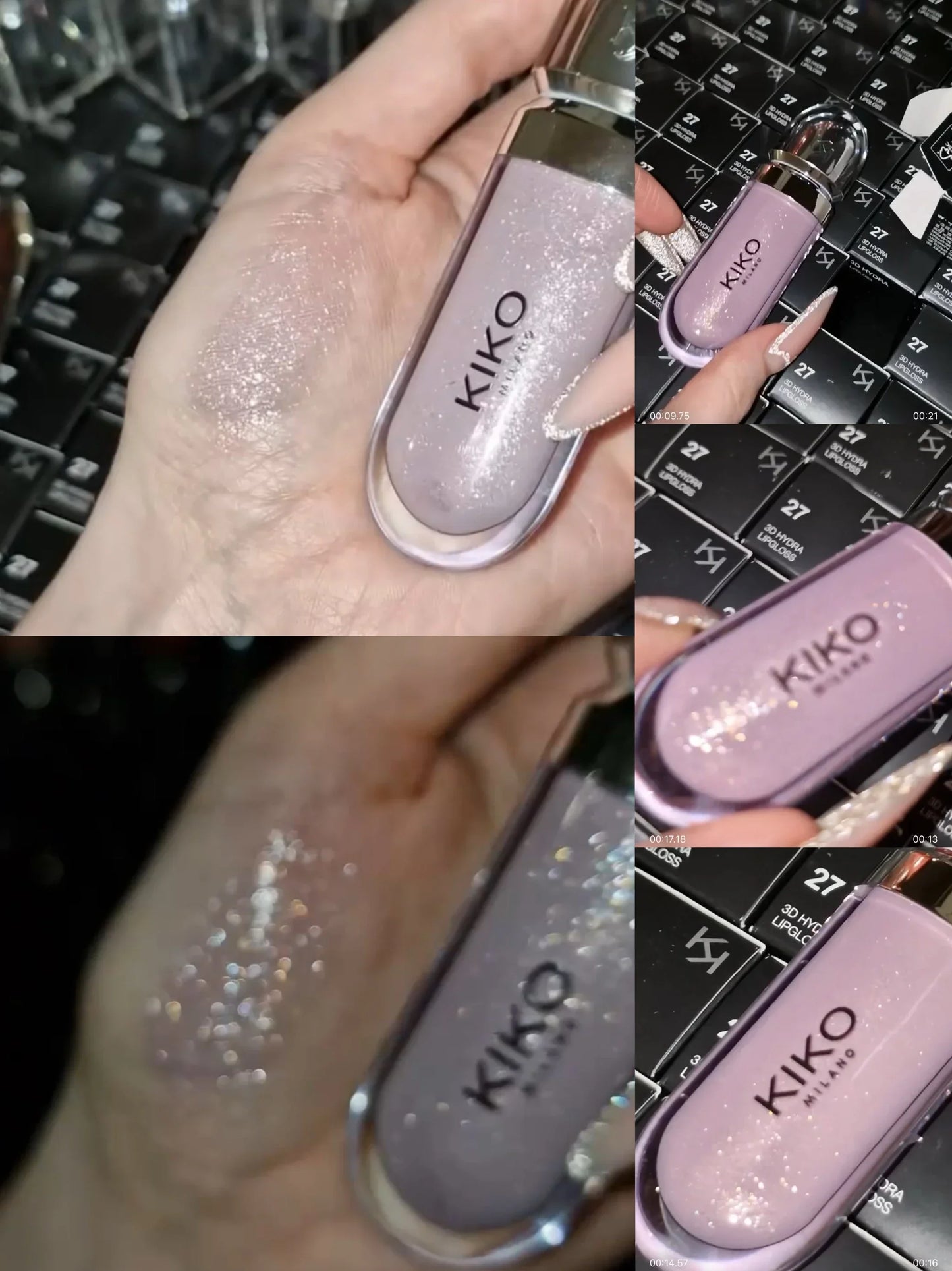 Brillo de labios KIKO 3D Hydra Mirror: brillante, perlado, voluminizador, intransferible