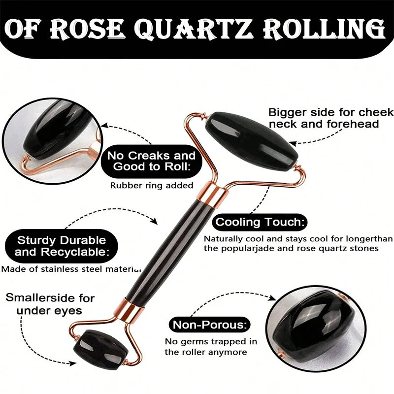 Ice Roller Facial 1/2/3 Unidades | Massageador de Gelo | Gua Sha | Kit Lifting e Contorno Facial | Cuidados de Pele