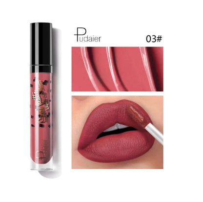 Batom Líquido Mate À Prova de Água Veludo