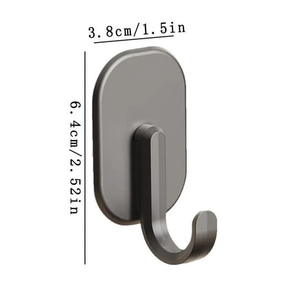 Reinforced Magnetic Hook – Strong Support for Kitchen, Refrigerator, Keys, and Towels | No Drilling Required Installation | Multifunctional Hook for Bathroom and Organization