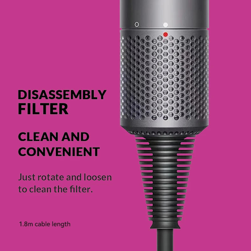 Secador Profissional 5 em 1 com Difusor Iónico