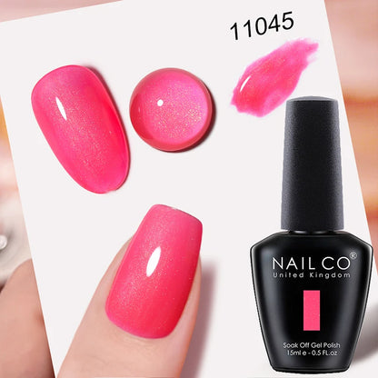 NAILCO Gel Nail Polish 15ml UV/LED Hema/TPO Free – Professional Semi-Permanent Base and Top Coat
