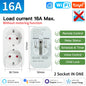 Tuya TNCE Smart Plug WiFi / Zigbee 3.0 – EU Standard 16A / 20A | Energy Monitoring, Timer, Voice Control | Alexa Compatible