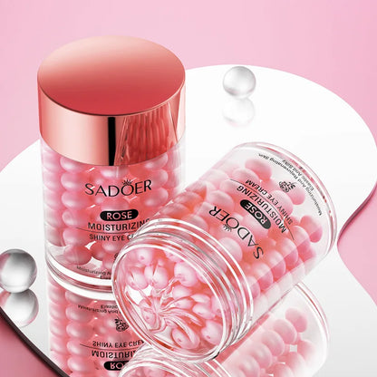 Creme Olhos Rosa SADOER - Anti-Olheiras Bolsas Firmeza Hidratação Contorno Olhos