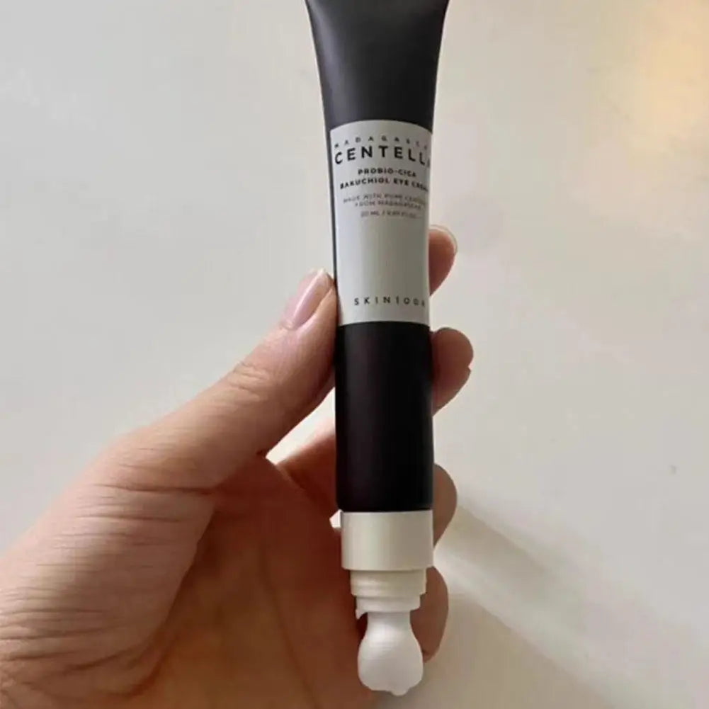 Crema probiótica para ojos con centella asiática (20 ml): antiarrugas, nutritiva, reparadora, reafirmante e hidratante.