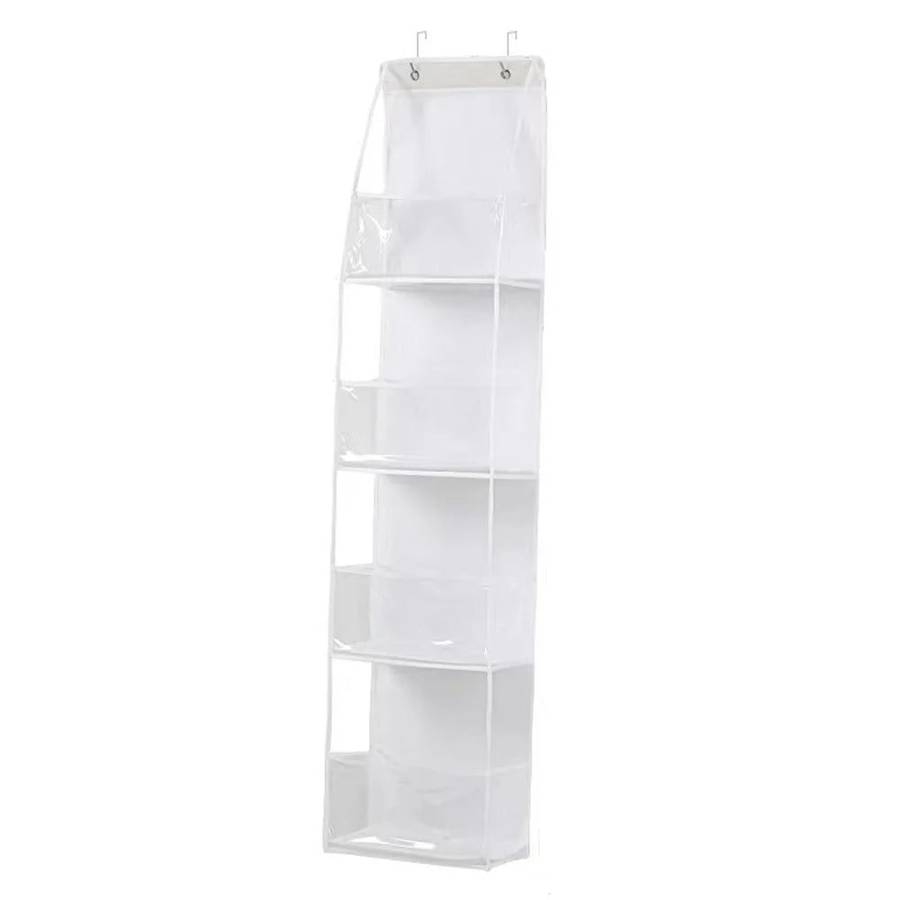 Bolsa de Armazenamento Multifuncional em Tecido – Organizador Suspenso de Múltiplas Camadas para Trás da Porta | Saco Suspenso para Diversos Itens