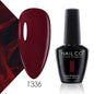NAILCO Gel Nail Polish 15ml Dark Red Series – UV Glitter Colors Professional Semi-Permanent Manicure