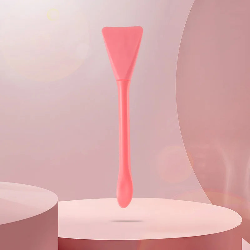 Brocha para mascarillas faciales 2 en 1 con dos puntas: silicona y espátula | Ideal para mascarillas en barra, mascarillas de barro y productos para el cuidado de la piel