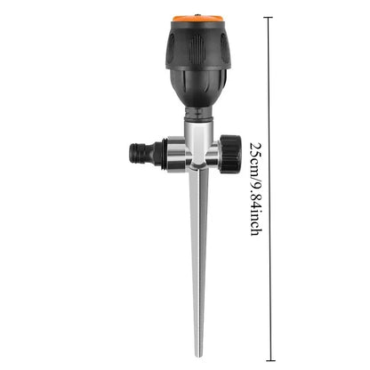 Aspersor Automático Premium 360º Jardim – Rega Inteligente Rotativa Cobertura Ampla Profissional