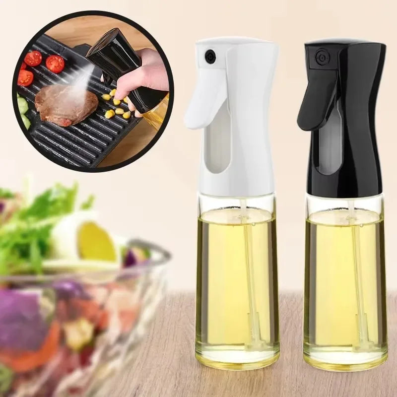 Spray de Óleo para Cozinha - Pulverizador Dispensador Azeite Reutilizável Grau Alimentar Vinagre