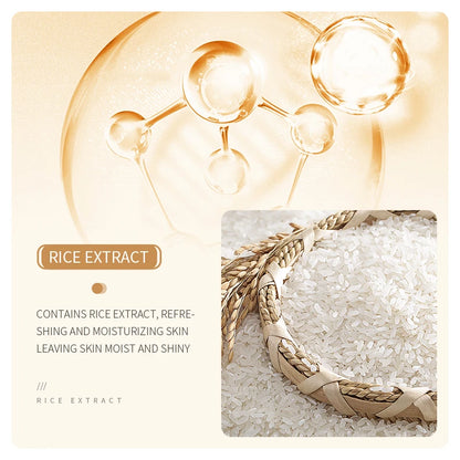 Kit BIOAQUA Arroz 6 Peças - Clareamento Firmeza Anti-Idade Rejuvenescimento Facial Completo