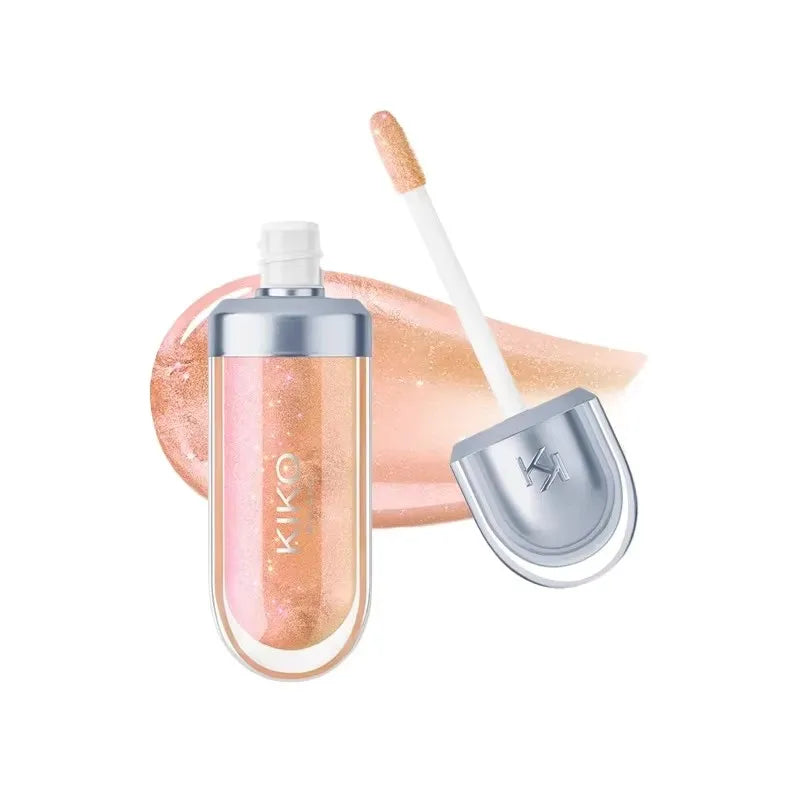 Brillo de labios KIKO 3D Hydra Mirror: brillante, perlado, voluminizador, intransferible