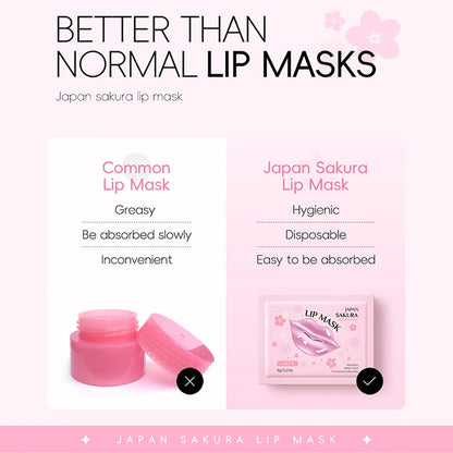 Máscara Labial LAIKOU 5/10pcs - Hidratação Profunda Reparadora Anti-Rugas Lábios