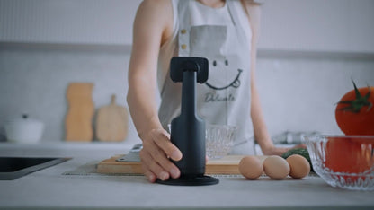 Smart Tripod with Automatic Facial Tracking – 360° Rotating Phone Holder, No App Required, Ideal for Vlogs, Live Streams and Video Recording, Rechargeable Battery, Black