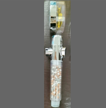 360° Rotating Shower Head – Water Saving, High Pressure, Turbo with Mini Fan, Premium ABS