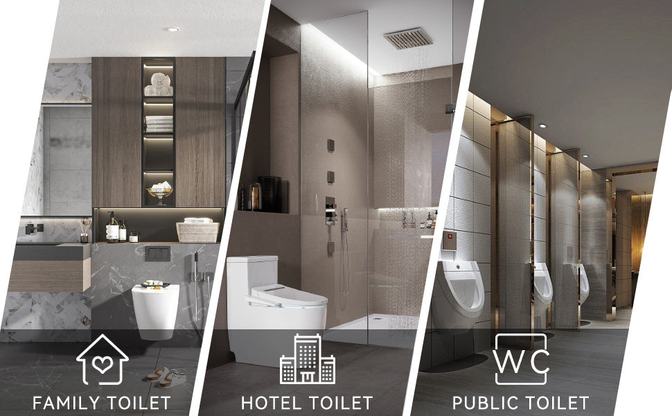 Aokala – Escova Sanitária com Suporte | Conjunto Elegante para Casa de Banho com Cabo Longo Ergonómico | Acessório Moderno e Durável para Limpeza Profunda | Ótima Opção de Presente de Natal ou Halloween – Preto & Branco