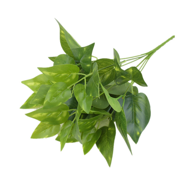 Buquê Único de Flores Artificiais – Planta Verde Artificial, Grama Decorativa, Arranjos para Cerca, Vasos e Decoração